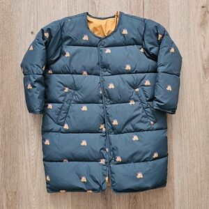 Tinycottons Long Puffer Coat Sz 4